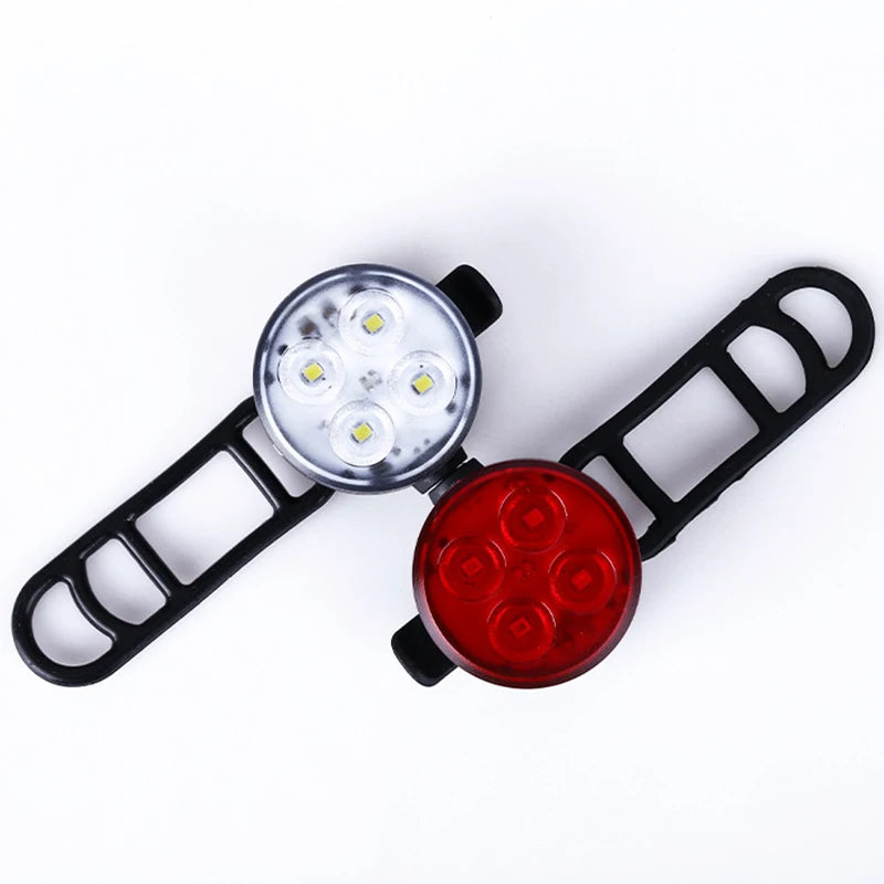 BUCKLOS LED Bike Light Set – USB Rechargeable Front & Rear
