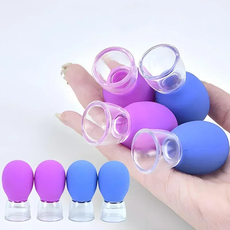 Silicone Cupping Massage Cup – Face, Neck & Body Vacuum Tool Cupping Massage Cup Nixie