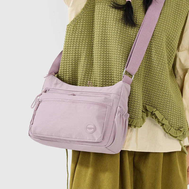 Nixie Oxford Canvas Crossbody Bag – Large Capacity Shoulder Bag Canvas Crossbody Bag Nixie