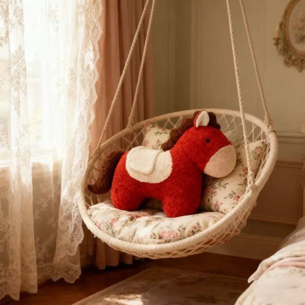 Horse Stuffed Animal Plush Throw Pillow – Lunar New Year Gift