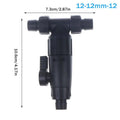 12/16mm Aquarium Quick Release 3-Way Valve Hose Connector Aquarium Filter Connector Nixie A1