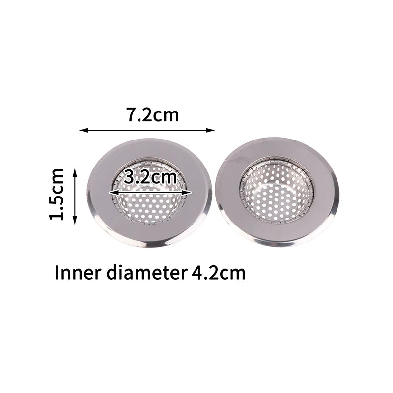 Stainless Steel Sink Strainer & Shower Hair Catcher Stopper Drain Strainer Nixie A2