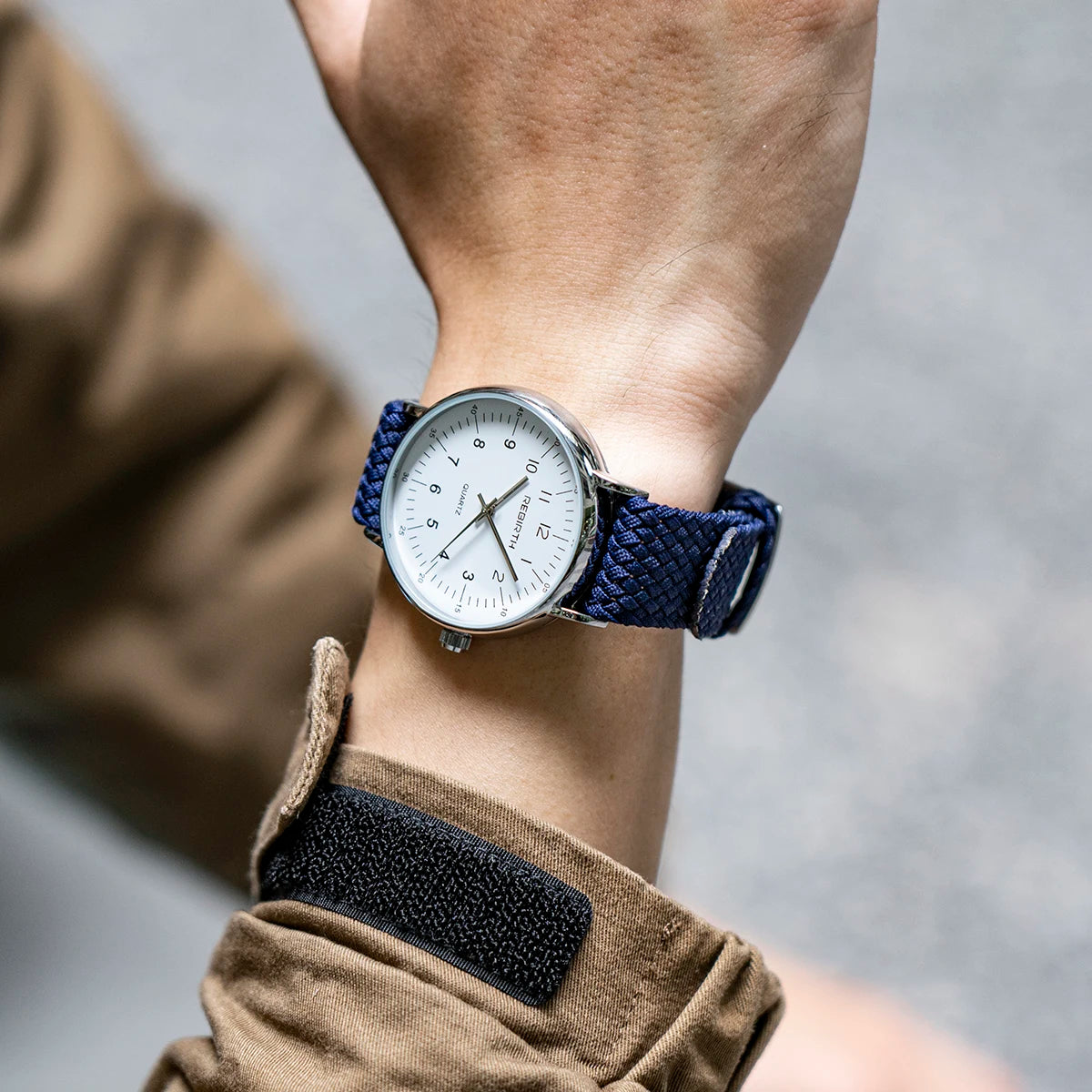 REBIRTH Casual Quartz Watch | Nylon Band, Water Resistant Quartz Wristwatch Nixie