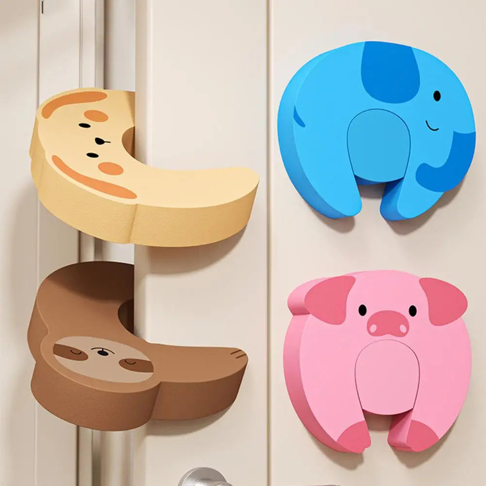 Cute Animal Door Pinch Guard & Slam Stopper – Baby Safety