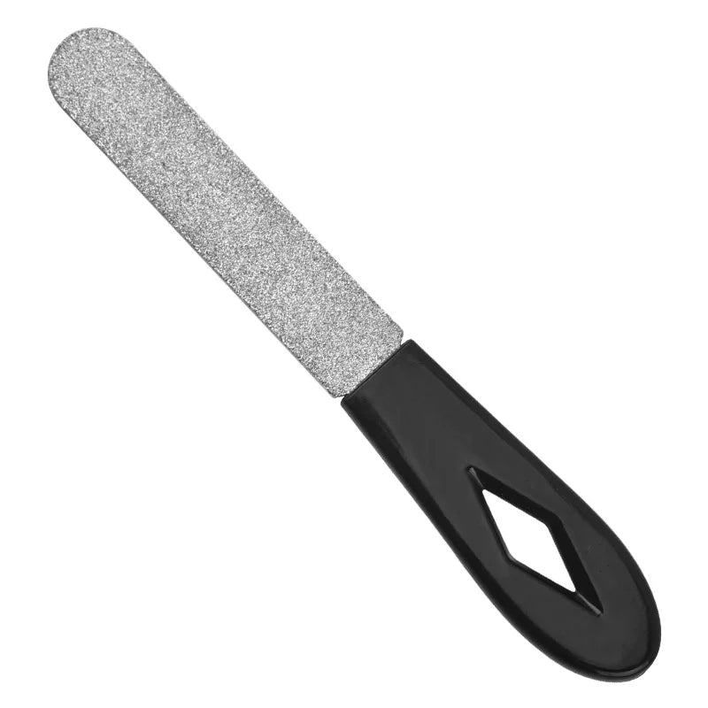 Double-Sided Stainless Steel Nail File & Manicure Buffer Nail File Nixie BLACK