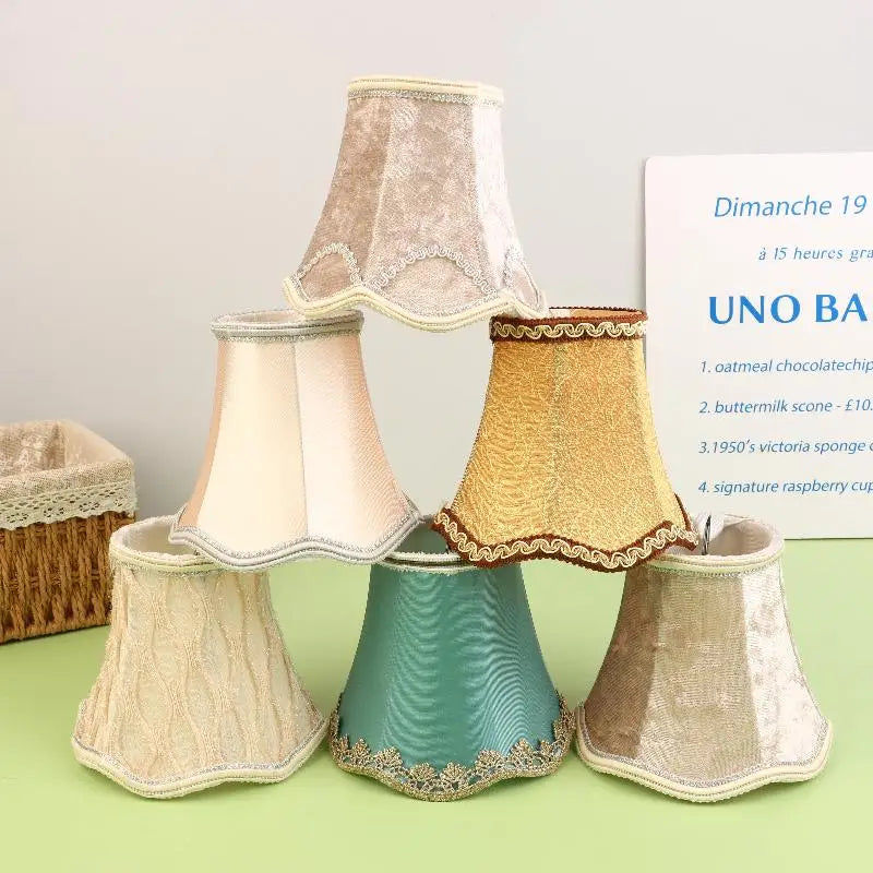 Fabric Lampshade Cover for Chandelier & Wall Lamp | DIY Decor Fabric Lampshade Cover Nixie