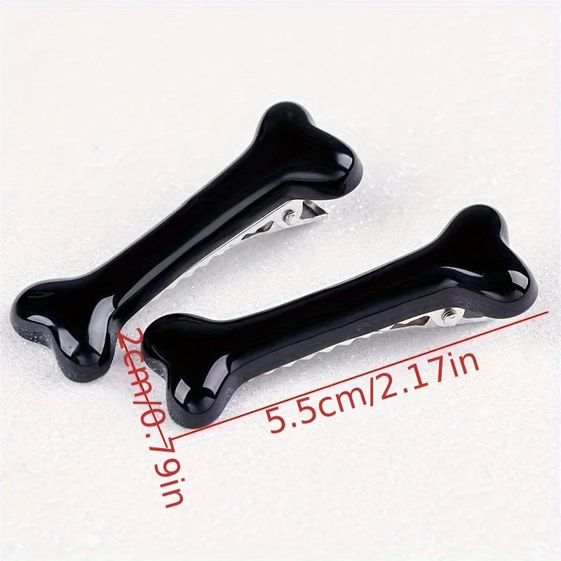 Bone-Shaped Dog Hair Clip – Cute Pet Barrette Styling Tool Pet Hair Clip Nixie