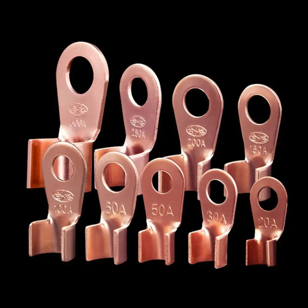 OT Copper Ring Crimp Terminals 10A–80A, 10pcs | 1.5–16mm² Crimp Terminal Lugs Nixie