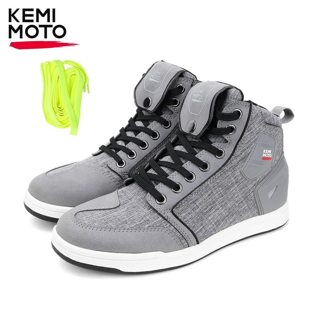 Men's Motorcycle Riding Shoes – Toe & Heel Protection Sneakers Motorcycle Riding Shoes Nixie