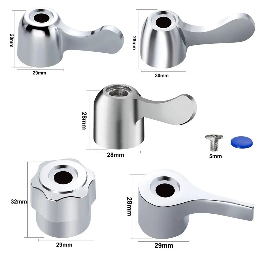 Universal Triangle Valve Faucet Handle Knob – Kitchen & Bath Faucet Handle Knob Nixie