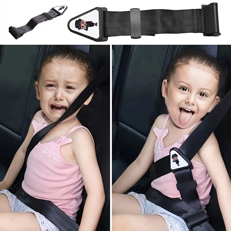 Child Car Seat Belt Adjuster – Safe, Comfy Neck Guard Seat Belt Adjuster Nixie