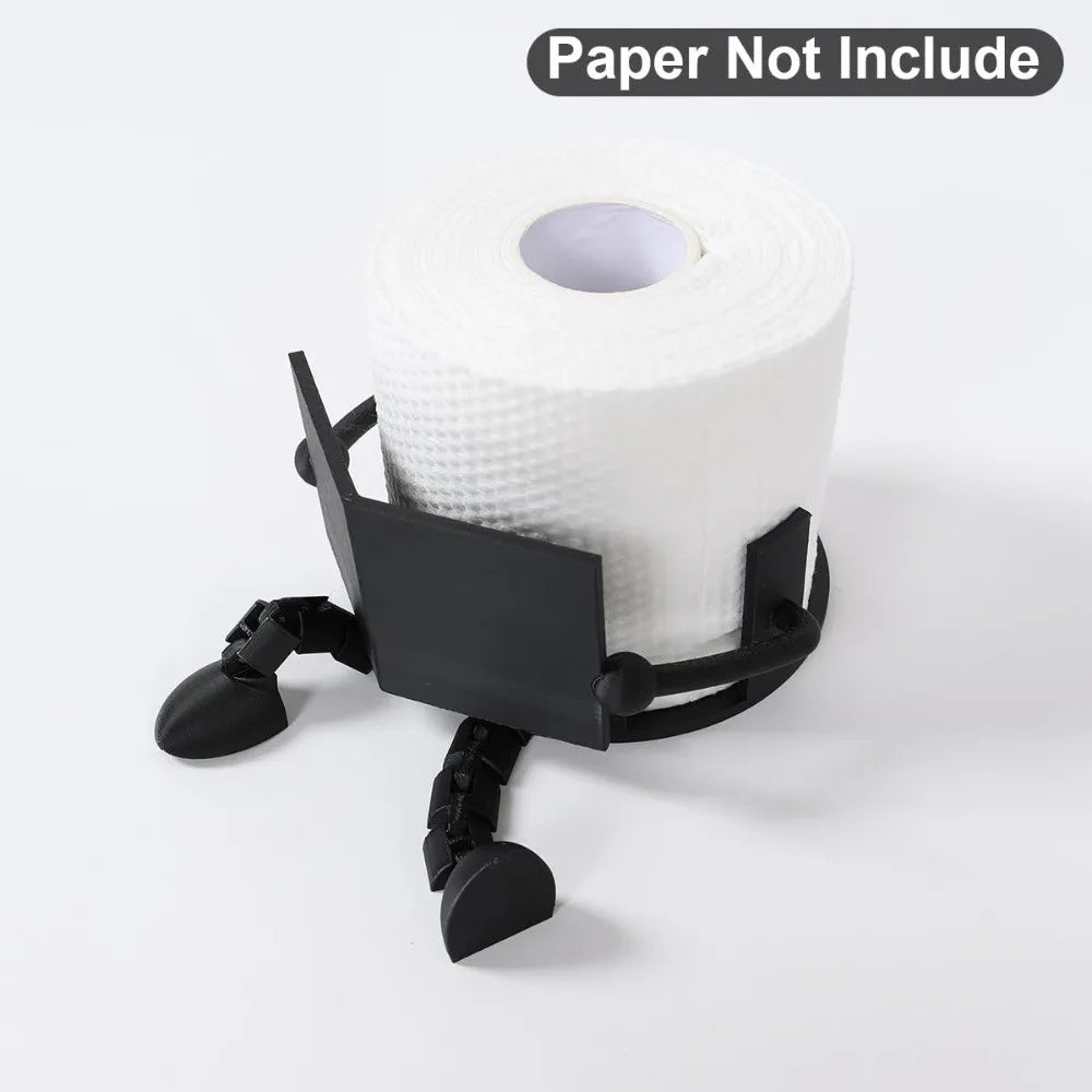 3D Printed Toilet Paper Holder – Freestanding Bathroom Stand Toilet Paper Holder Nixie