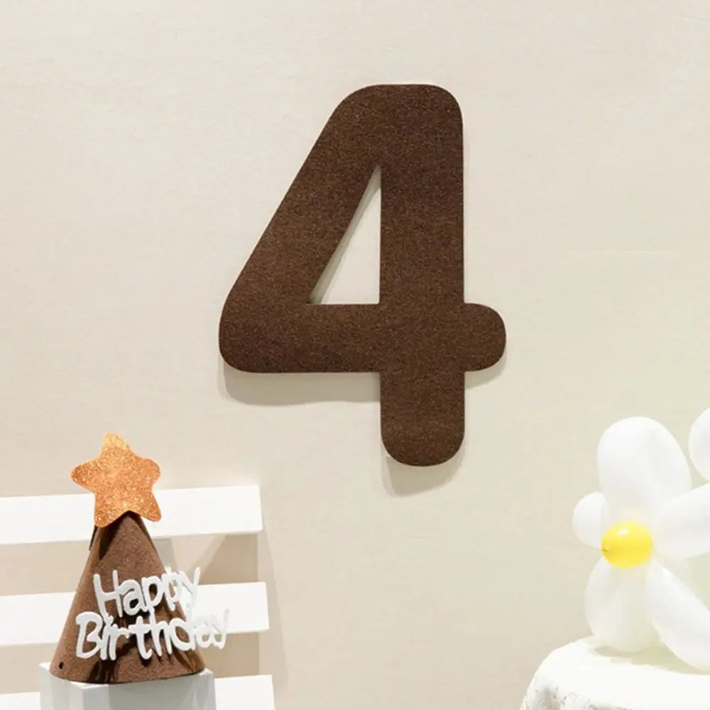 Happy Birthday Felt Banner Garland Party Decoration Bunting