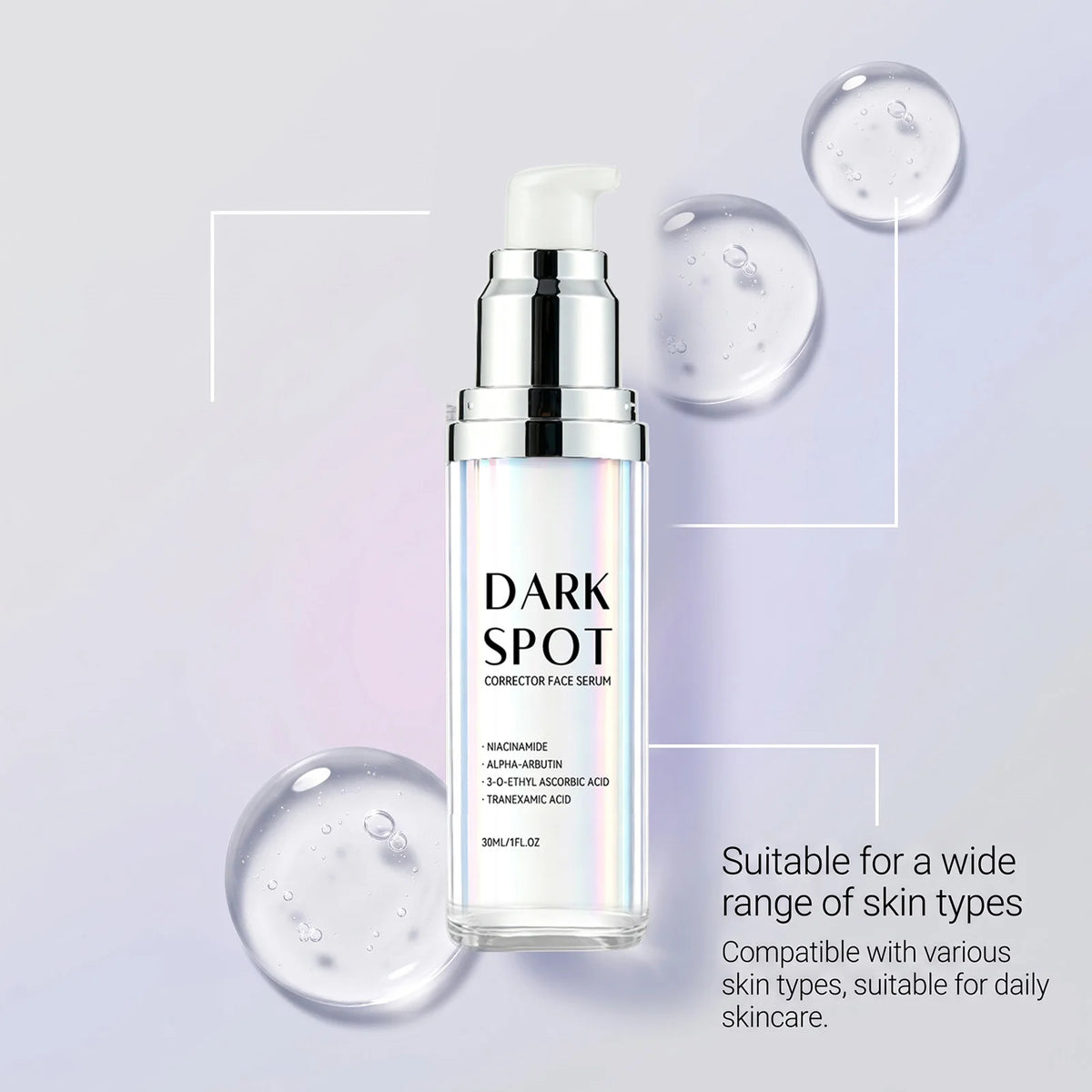 Niacinamide & Alpha Arbutin Brightening Face Serum 30ml Brightening Face Serum Nixie