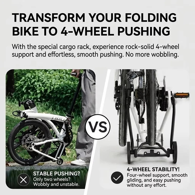 ODI Rear Rack for JAVA NEO 16"/20" Folding Bike | Alloy Cargo Rack Bicycle Cargo Rack Nixie