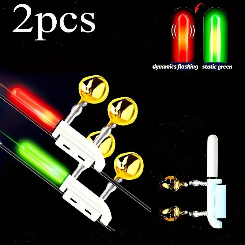 2Pc Night Fishing Glow Float with Bell & CR425 Battery | Nixie Fishing Glow Float Nixie
