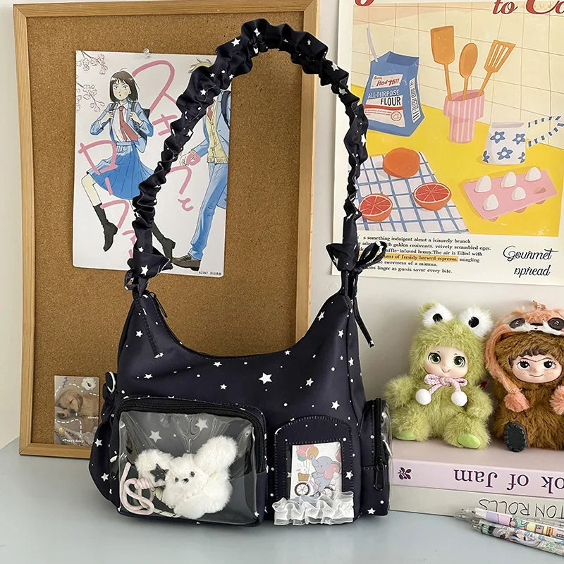 Nixie Star-Shaped Ita Bag – Transparent Kawaii Shoulder Bag Ita Shoulder Bag Nixie