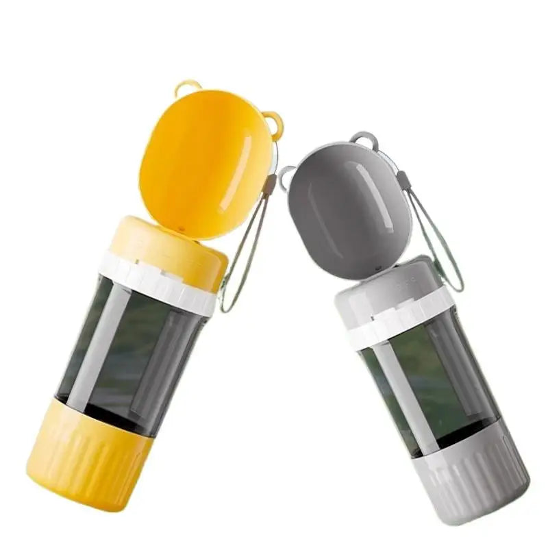 Portable Dog Water Bottle & Food Dispenser for Travel Pet Travel Bottle Nixie