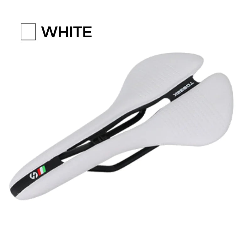 TOSEEK Ultralight Bike Saddle – Hollow Breathable Ergonomic Seat Bike Saddle Nixie White Saddle