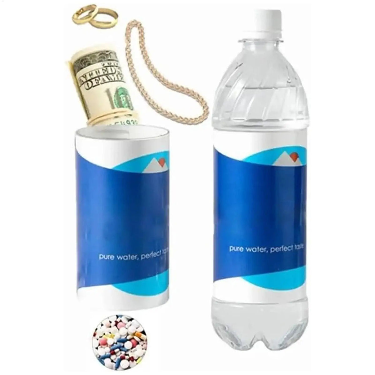 Diversion Safe Water Bottle Secret Stash Container | ABS