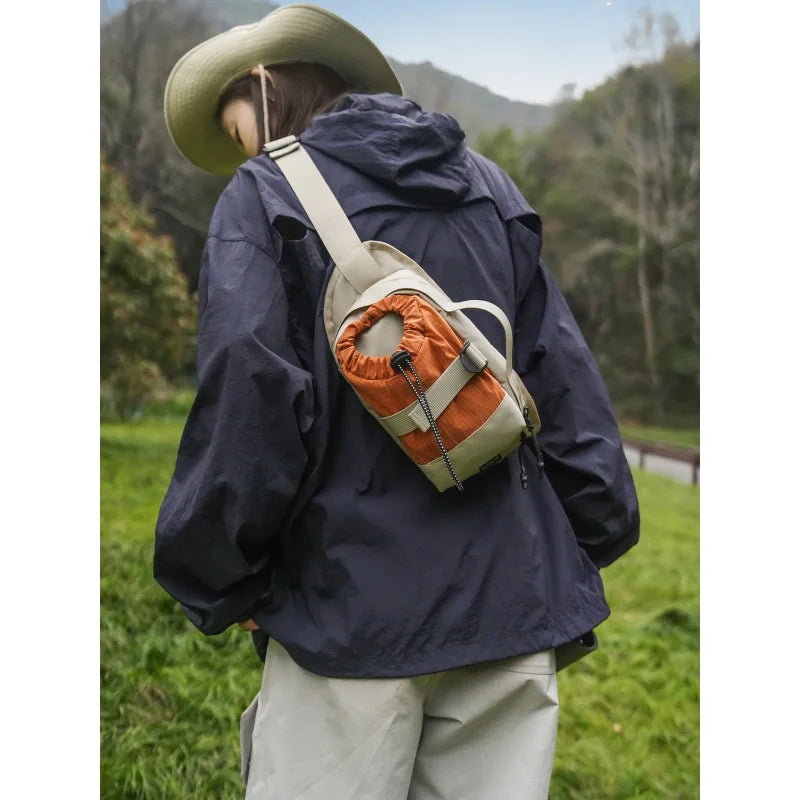 Japanese-Style Men's Chest Bag – Crossbody Shoulder Bag | Nixie Crossbody Chest Bag Nixie
