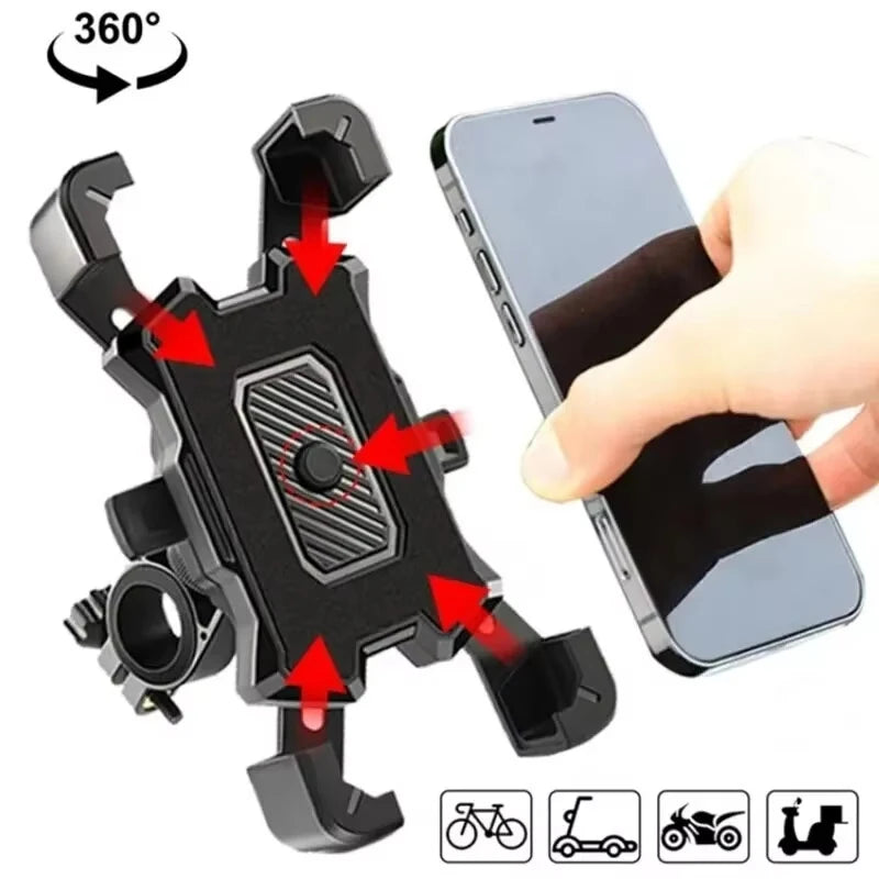 360° Rotatable Bike Phone Holder for MTB Motorcycle & E-Bike Bike Phone Mount Nixie