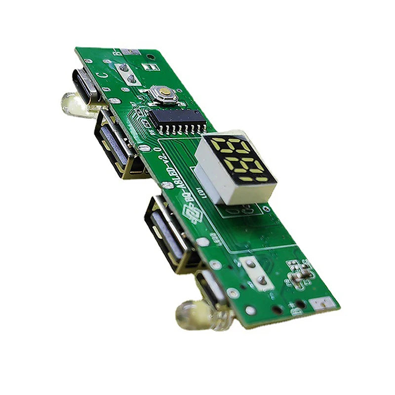 A8188 5V 2A Digital Display Power Bank Circuit Module Type-C USB Power Bank PCB Module Nixie 1pc