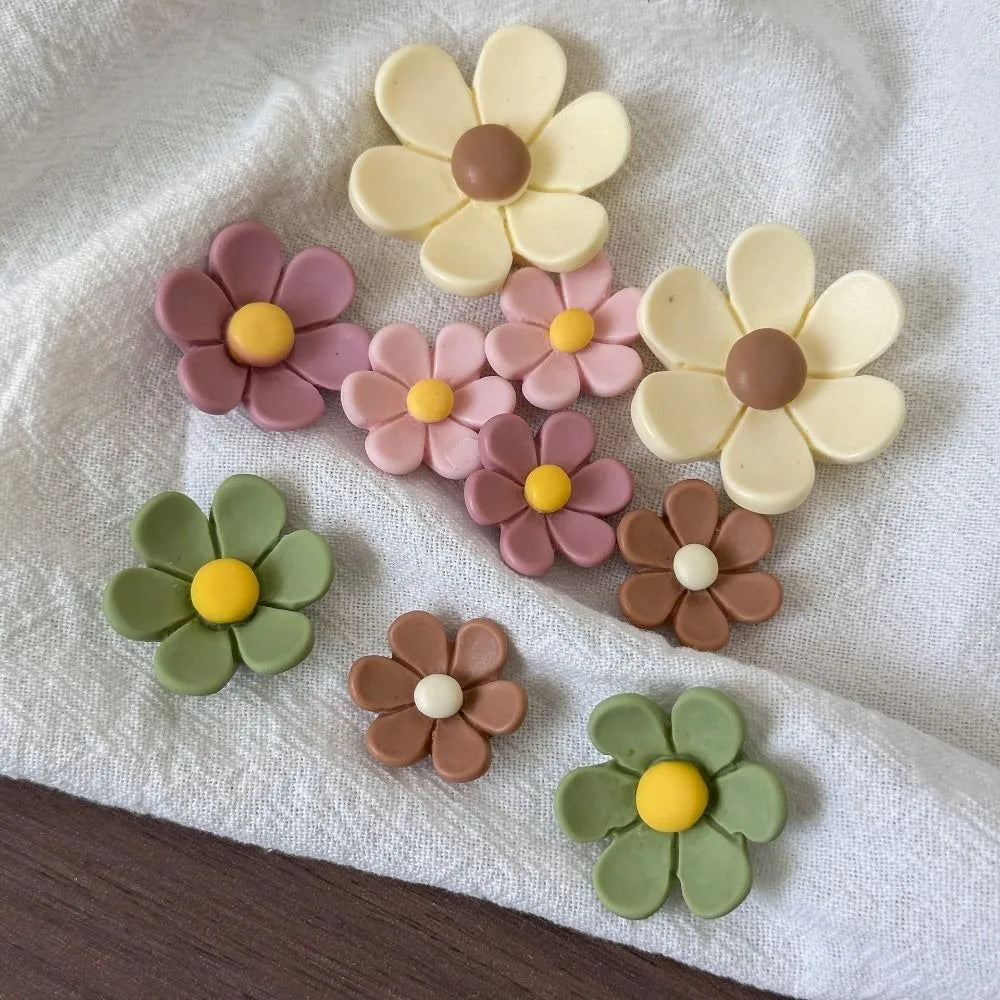 10-Piece Daisy Flower Shoe Charms – DIY Clog & Sandal Decor Shoe Charms Nixie 10Pcs-Set