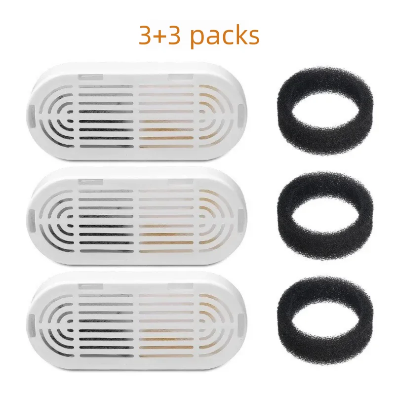 Corsair Cat Water Fountain Filters – 6-Pack Activated Carbon Pet Fountain Filter Nixie 3PACKS