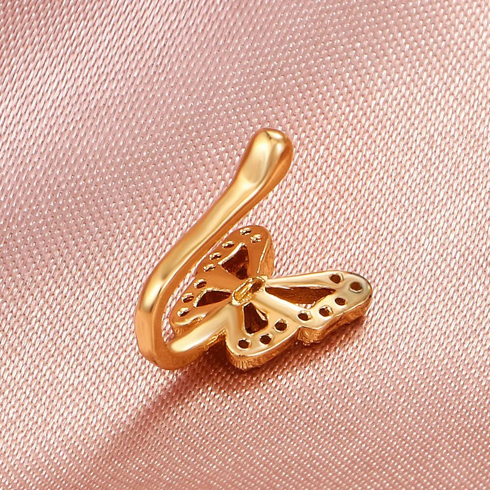 Clip-On U-Shaped Nose Stud No Piercing Zirconia | Nixie Clip-On Nose Stud Nixie