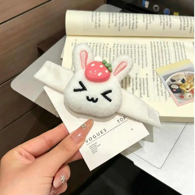 Cute Rabbit Plush Bag Strap Clip – Shoulder Strap Accessory