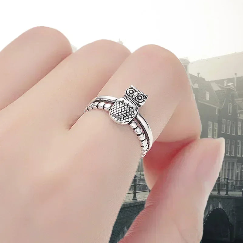 Vintage Punk Dragon Snake Tiger Adjustable Ring | Unisex Fashion Ring Nixie