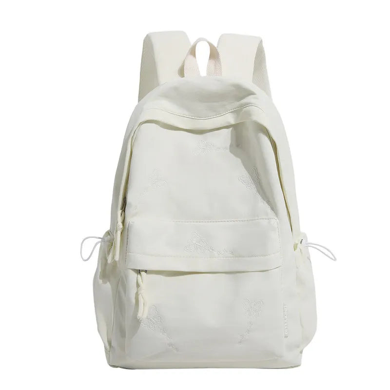 Nixie Butterfly Green Backpack – Large Capacity Lightweight School Bag