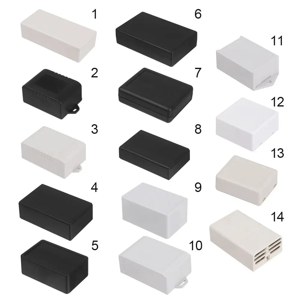 DIY Electronic Project Box Plastic Enclosure Case – 14 Styles