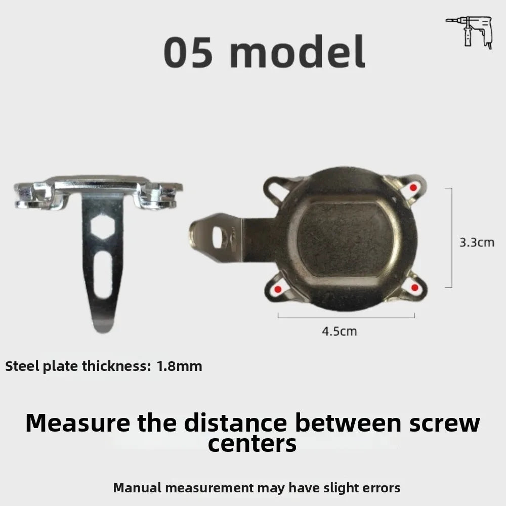 Steel Cordless Drill Belt Hook with Impact Plate | Workshop Drill Belt Hook Nixie Model 05 4.5x3.3cm