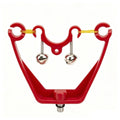 Double Bell Fishing Rod Holder Sound Alarm Indicator Fishing Rod Alarm Nixie Red