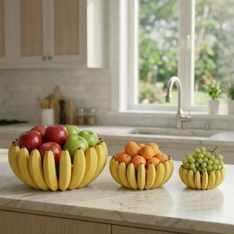 Banana-Shaped 3D Printed Fruit Bowl | BPA-Free PLA Storage Tray Fruit Storage Bowl Nixie