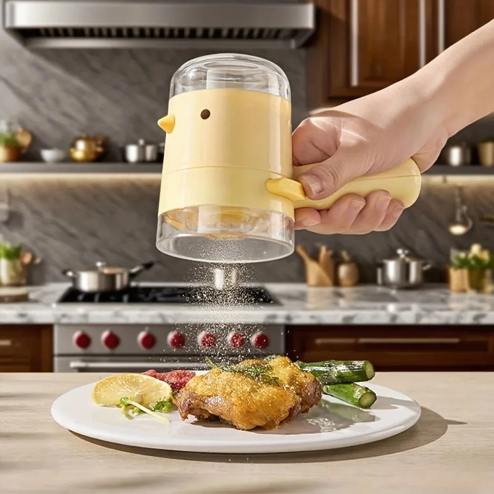 Bird-Shaped Press Salt Dispenser – Quantitative Seasoning Bottle Salt Dispenser Nixie