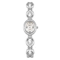 REBIRTH Stainless Steel Quartz Watch – Minimalist Style Quartz Wristwatch Nixie Silver