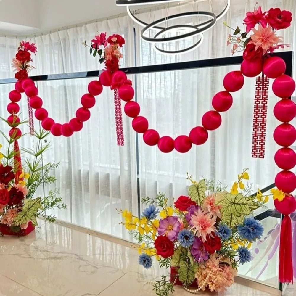 Foam Ball Garland String – Wedding & Party Hanging Décor