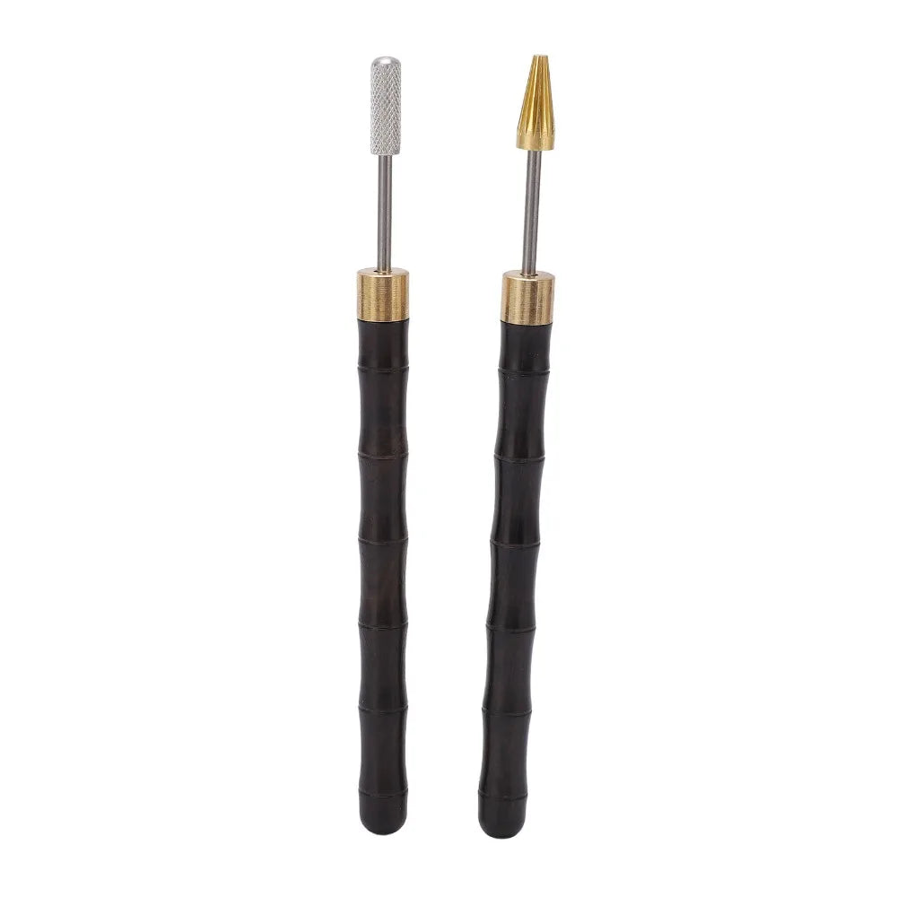 2pcs Leather Edge Dye Pen Set – Stainless Steel Roller Applicator Leather Edge Tool Nixie --