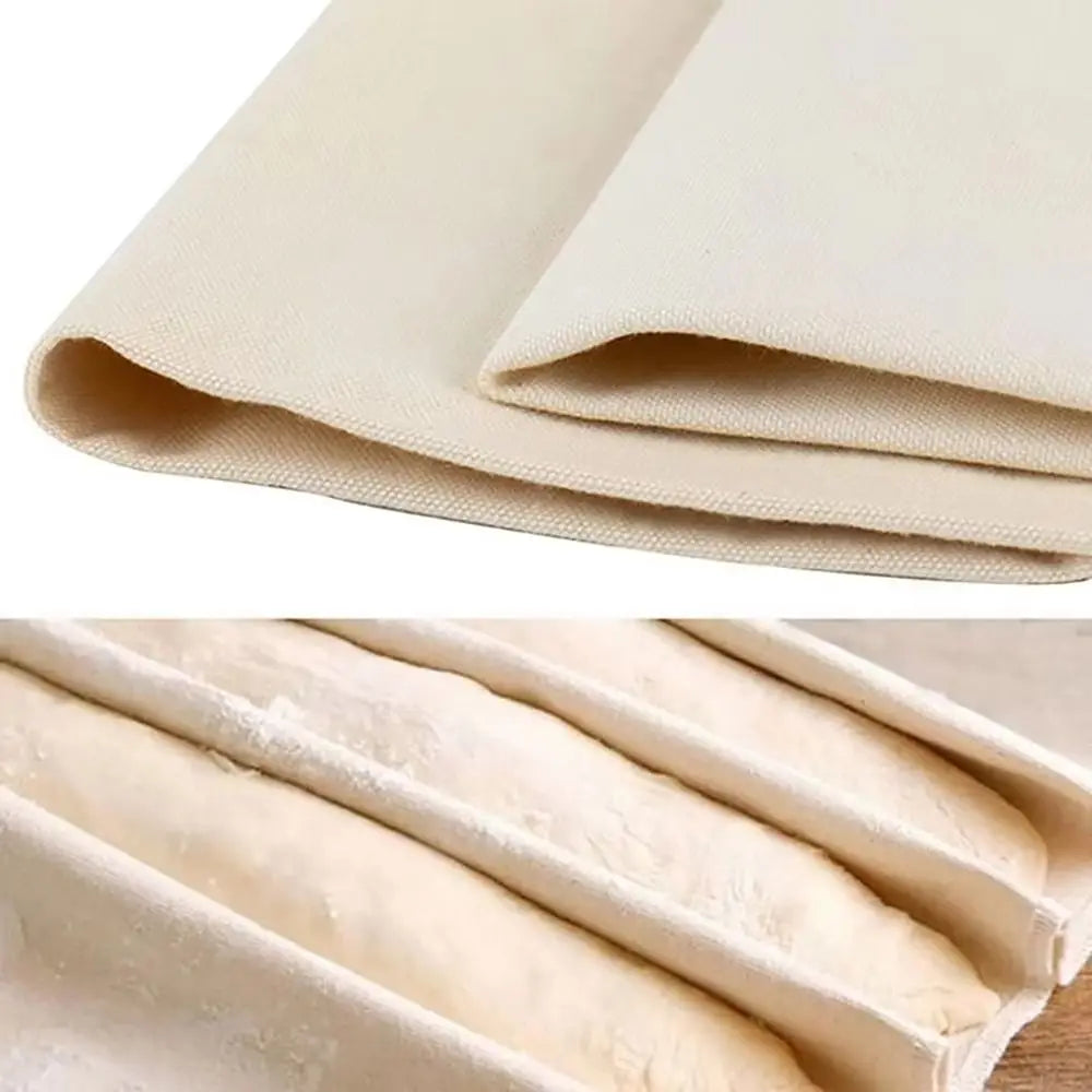 Linen Bread Proofing Couche Cloth for Baguettes & Loaves