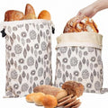 Reusable Beeswax Bread Bag 43x33cm – Cotton Sourdough Storage Bread Storage Bag Nixie PP A