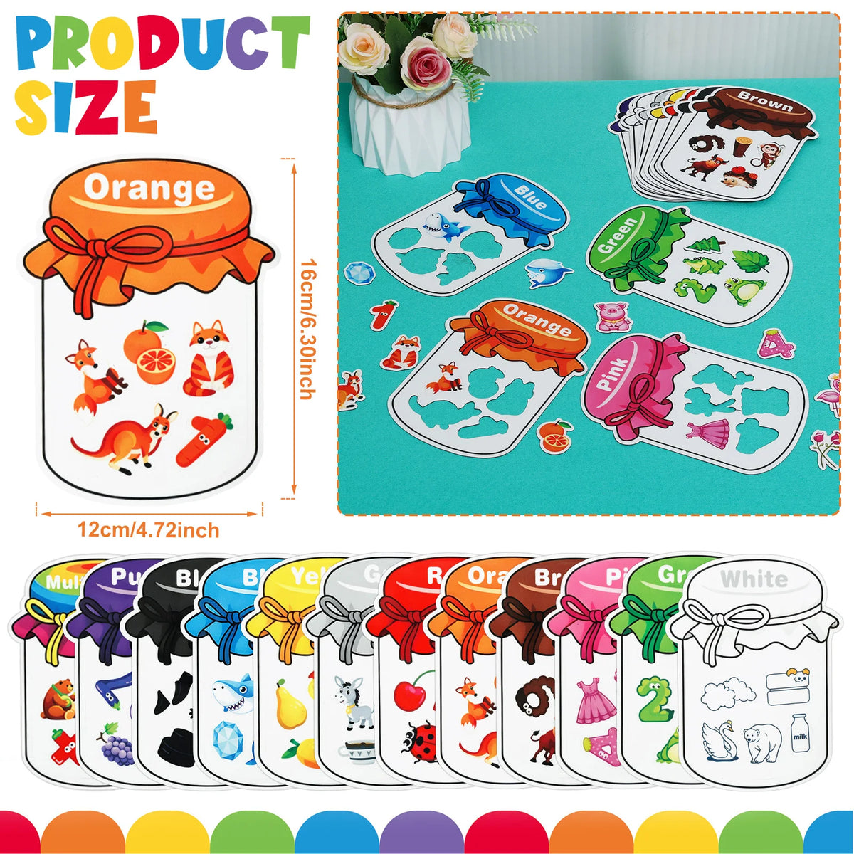 Magnetic Color Sorting Set – Educational Toy for Toddlers Educational Sorting Toy Nixie