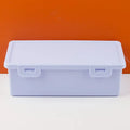 Clear Colorful Pencil Box – Large Capacity Stackable Organizer Pencil Storage Box Nixie Blue
