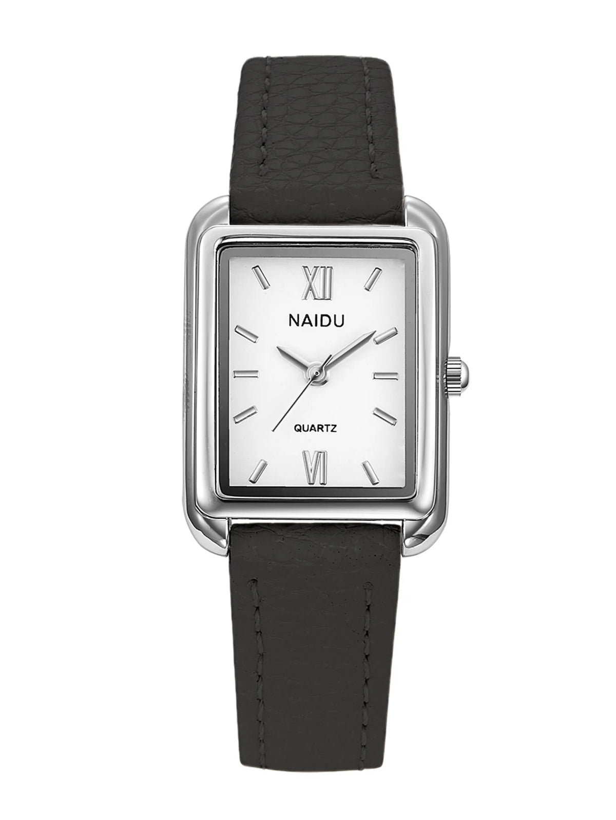 Ladies' Elegant Leather Band Quartz Watch – Casual & Fashion Women's Quartz Watch Nixie black