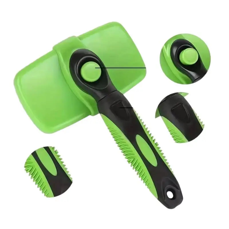 Self-Cleaning Deshedding Comb for Dogs & Cats Pet Deshedding Brush Nixie