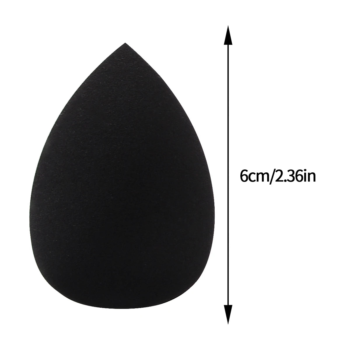 12-Piece Black Beauty Egg Makeup Sponge Set – Dry & Wet Makeup Sponge Set Nixie