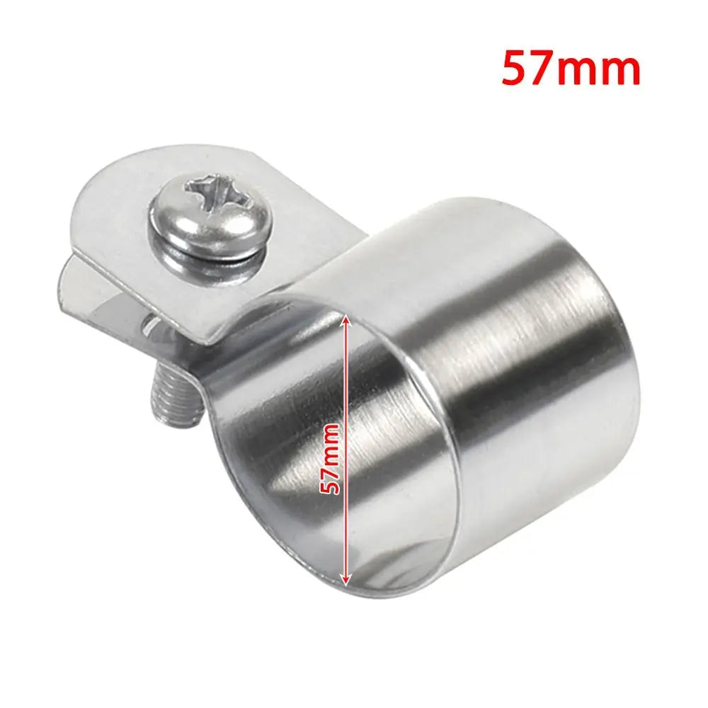 304 Stainless Steel Hose Clamp with Screws & Nuts – 10–60mm