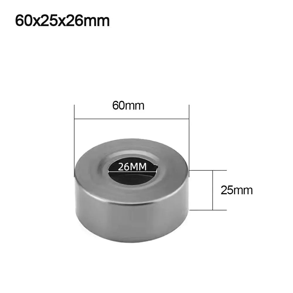 Round Stainless Steel Pipe Cover – Faucet Decorative Cap Pipe Decorative Cover Nixie 60x25x26mm